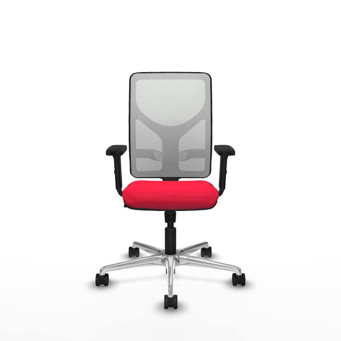 PIQUERAS Y CRESPO Silla de oficina Motilla con mecanismo Sincro, Rojo y Blanco PIQUERAS Y CRESPO Silla de oficina Motilla con mecanismo Sincro, Rojo y Blanco