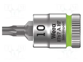 WERA Vaso Torx®-bit TX10 1/4 pulgada 28mm Zyklop