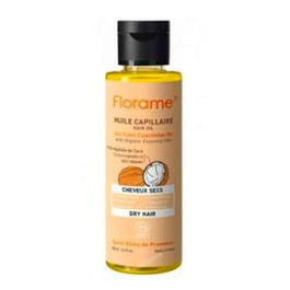 FLORAME Aceite Capilar Cabello Seco Nutritivo Revitalizante con Manteca de Cacao y Aceites Vegetales Orgánicos 100 Ml