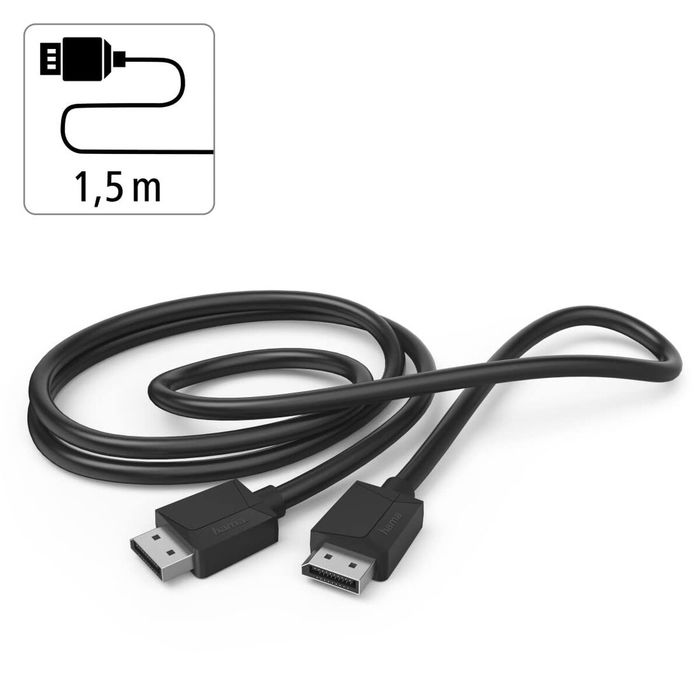 Cable DisplayPort Hama 200696 Negro 1,5 m Cable DisplayPort Hama 200696 Negro 1,5 m