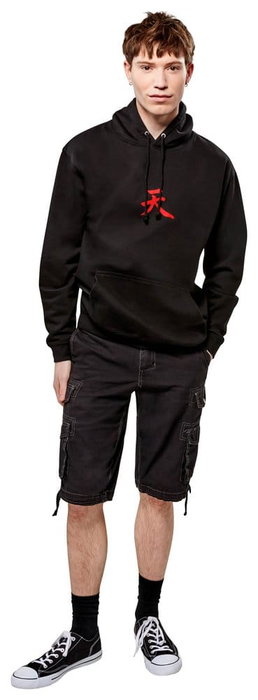 Street Fighter Sudadera capucha Akuma Reverse Talla XXL Street Fighter Sudadera capucha Akuma Reverse Talla XXL