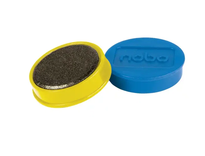 Nobo Imanes redondos para pizarras magnéticas 38 mm colores surtidos