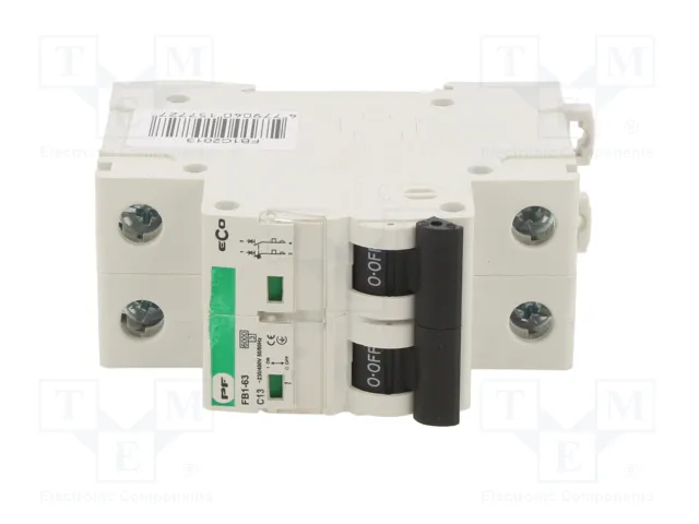 Promfactor Baltic Interruptor magnetotérmico ECO 2 polos 13A Promfactor Baltic Interruptor magnetotérmico ECO 2 polos 13A