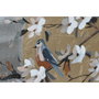 DKD Home Decor Cuadro Lienzo 120x60x3,7 Flores y Pájaros Surtido de 2 Unidades