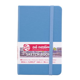 Talens Art Creation Cuaderno Bocetos Azul Lago 9 x 14 cm 140 g 80 Hojas