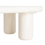 Mesa Centro Lacado Crema Dm Salón 118 X 68 X 37 cm