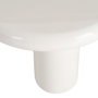 Mesa Centro Lacado Crema Dm Salón 118 X 68 X 37 cm