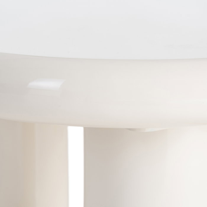 Mesa Centro Lacado Crema Dm Salón 118 X 68 X 37 cm