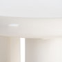 Mesa Centro Lacado Crema Dm Salón 118 X 68 X 37 cm
