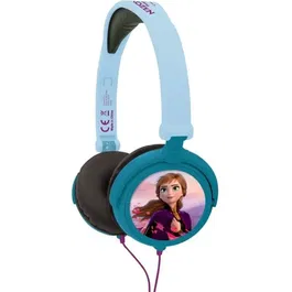 Lexibook Auriculares para Niños Frozen Queen of Snow, Ajustables y Plegables