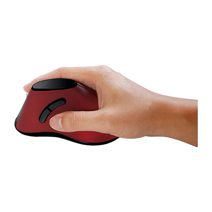 LogiLink Ratón Ergonómico Vertical 2.4G, 5 Botones, Rojo Burdeos LogiLink Ratón Ergonómico Vertical 2.4G, 5 Botones, Rojo Burdeos