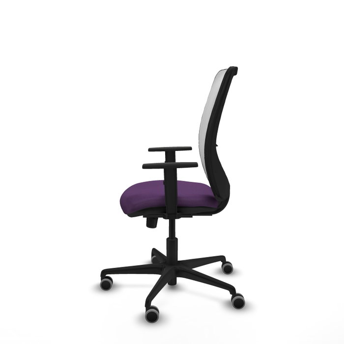 PIQUERAS Y CRESPO Silla de oficina Zulema con mecanismo Sincro, Morado y Blanco PIQUERAS Y CRESPO Silla de oficina Zulema con mecanismo Sincro, Morado y Blanco