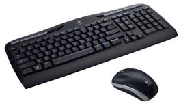 Logitech Combo Inalámbrico MK330 Teclado y Ratón QWERTY Español, Teclas Silenciosas de Perfil Bajo, 11 Teclas Multimedia y Conexión USB Plug and Play de Largo Alcance