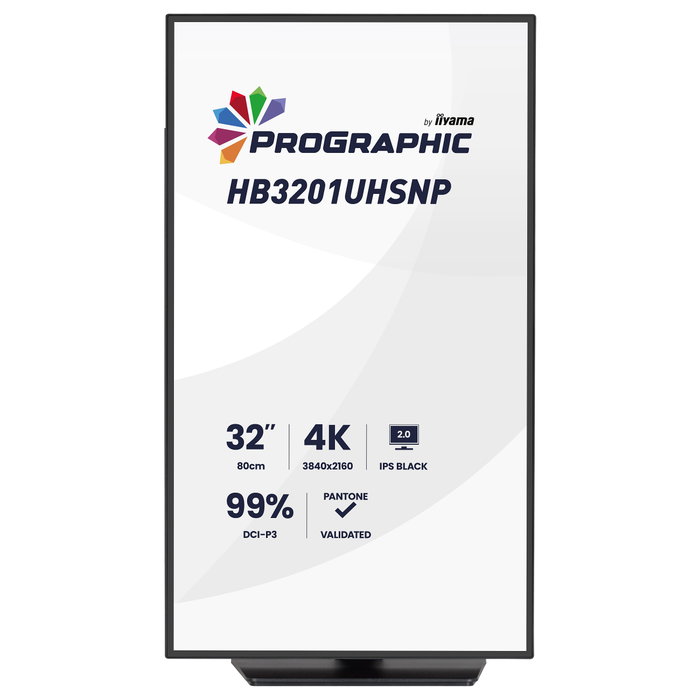 Iiyama ProGraphic HB3201UHSNP-B1 Monitor 31.5 pulg 4K IPS Negro