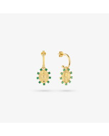 Radiant Pendientes Huggies Gold MADONNA II Dorado