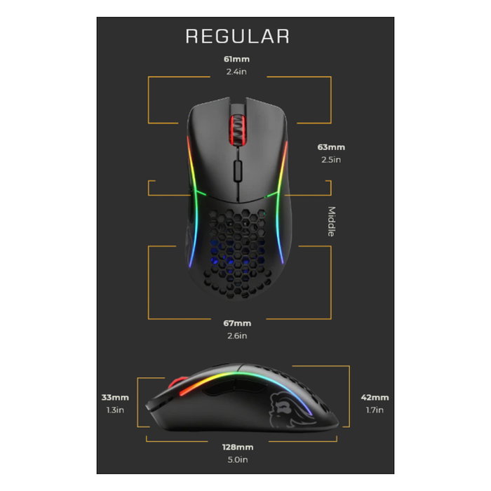 Glorious Model D Wireless Negro Mate Glorious Model D Wireless Negro Mate