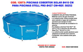 Steel Pro Cubierta Solar Fast Set 417 cm