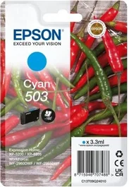 Epson 503 Cartucho de Tinta Original Cian Rendimiento Estándar 3,3 ml