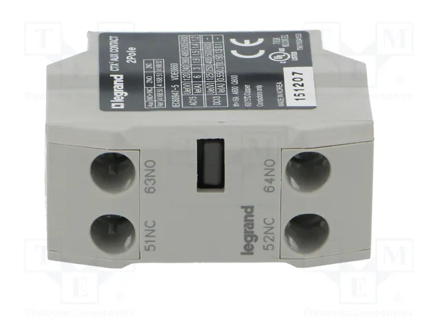 LEGRAND CTX3 Contactores auxiliares con agarres de tornillo LEGRAND CTX3 Contactores auxiliares con agarres de tornillo