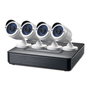 LevelOne DSK-8001 Kit de videovigilancia de 8 canales con 4 cámaras