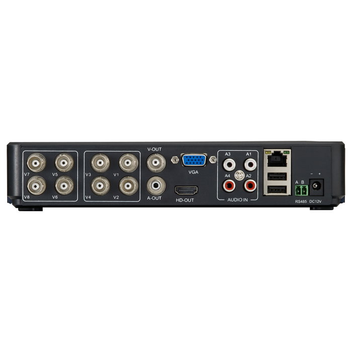 LevelOne DSK-8001 Kit de videovigilancia de 8 canales con 4 cámaras