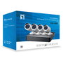 LevelOne DSK-8001 Kit de videovigilancia de 8 canales con 4 cámaras