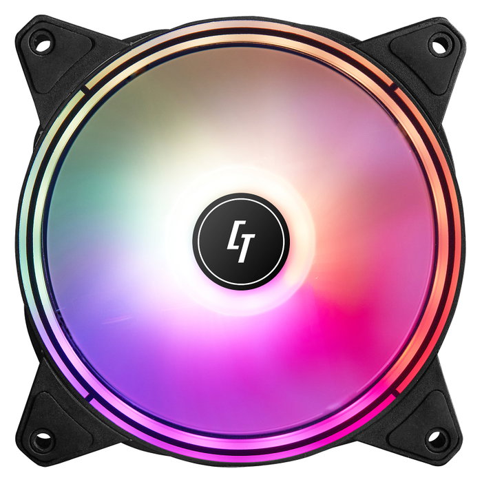 Chieftec NF-1225RGB Ventilador de 12 cm con Iluminación LED Multi-color Chieftec NF-1225RGB Ventilador de 12 cm con Iluminación LED Multi-color