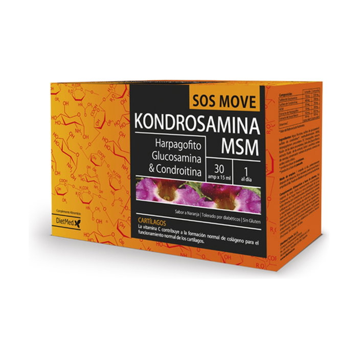 DIETMED Kondrosamina MSM Rapid 30 ampollas