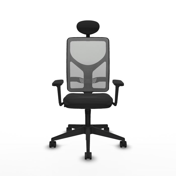 PIQUERAS Y CRESPO Silla de Oficina Motilla con Mecanismo Sincro, Negro y Gris PIQUERAS Y CRESPO Silla de Oficina Motilla con Mecanismo Sincro, Negro y Gris