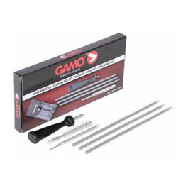 GAMO Kit de Limpieza con Baquetas y Funda para Carabinas, Pistolas y Revólveres - Juego de 3 Piezas de Aluminio