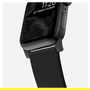 Nomad Modern Strap Active Band Pro para Apple Watch Ultra / 46mm, Correa de Cuero y Acero Inoxidable Ajustable, Negro - Tallas 42/44/45/49 mm