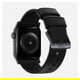 Nomad Modern Strap Active Band Pro para Apple Watch Ultra / 46mm, Correa de Cuero y Acero Inoxidable Ajustable, Negro - Tallas 42/44/45/49 mm