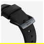 Nomad Modern Strap Active Band Pro para Apple Watch Ultra / 46mm, Correa de Cuero y Acero Inoxidable Ajustable, Negro - Tallas 42/44/45/49 mm