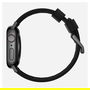 Nomad Modern Strap Active Band Pro para Apple Watch Ultra / 46mm, Correa de Cuero y Acero Inoxidable Ajustable, Negro - Tallas 42/44/45/49 mm