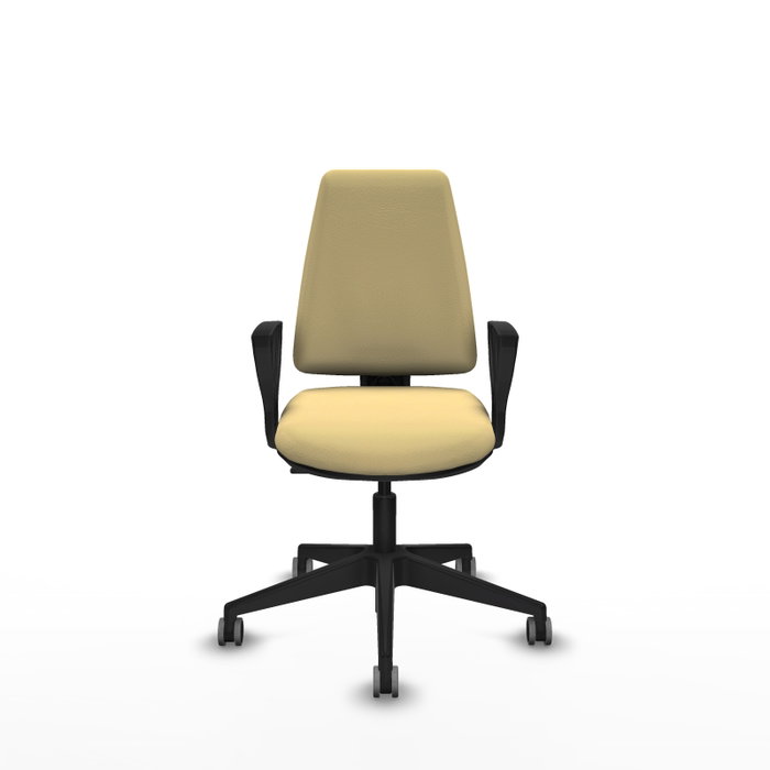 PIQUERAS Y CRESPO Silla de oficina Elche con Similpiel color Crema PIQUERAS Y CRESPO Silla de oficina Elche con Similpiel color Crema