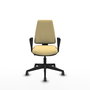PIQUERAS Y CRESPO Silla de oficina Elche con Similpiel color Crema