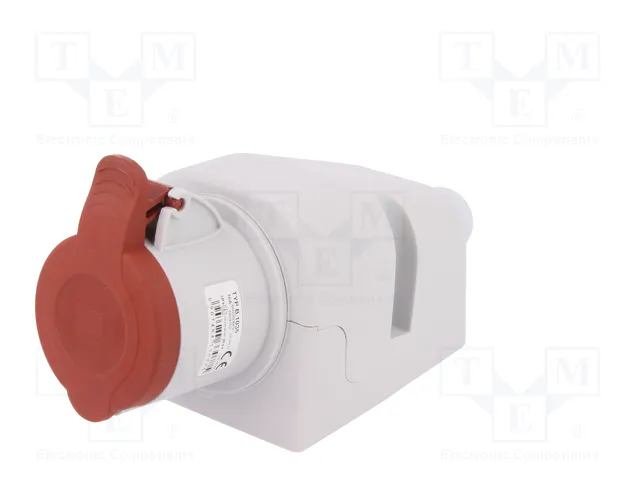 PAWBOL Conector de alimentación AC trifásico hembra 4 pines 16A 400V