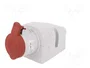 PAWBOL Conector de alimentación AC trifásico hembra 4 pines 16A 400V