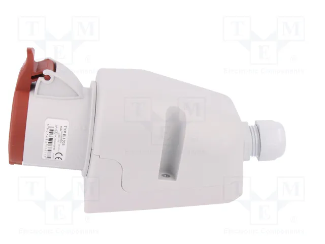 PAWBOL Conector de alimentación AC trifásico hembra 4 pines 16A 400V