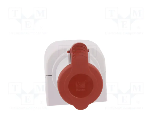 PAWBOL Conector de alimentación AC trifásico hembra 4 pines 16A 400V
