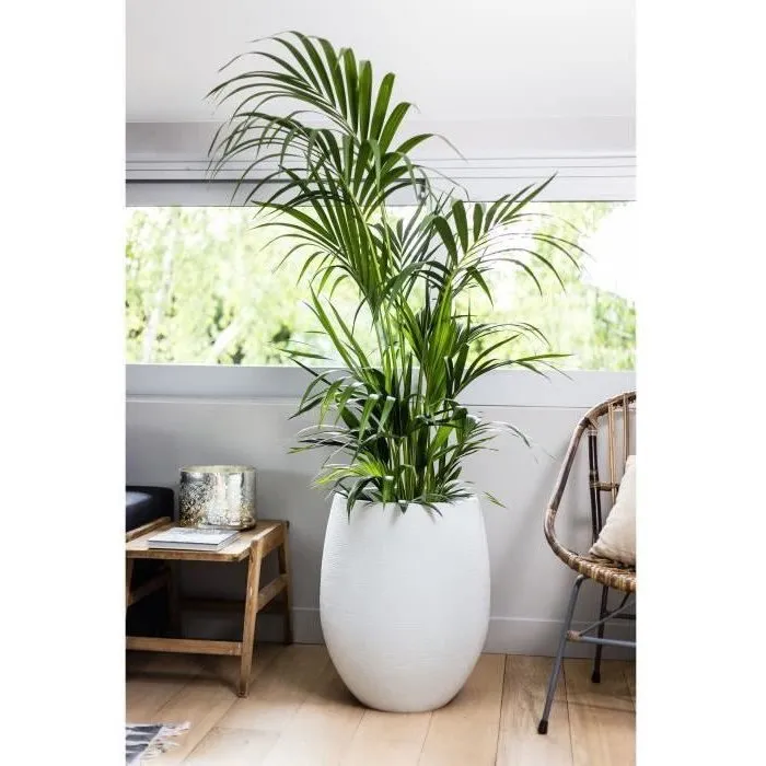 EDA Round Pot Graphit Ø50cm - Capacidad 53L - Cenguse White