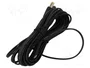ESPE Cable de alimentación plano DC 5,5/2,1 de 5m