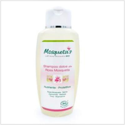 MOSQUETA´S Champú Suave Rosa Mosqueta 200ml Bio MOSQUETA´S Champú Suave Rosa Mosqueta 200ml Bio