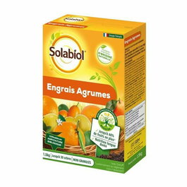 Solabiol Fertilizante Cítrico SOAGY15 - 1.5 Kg | Promueve Fructificación y Hojas Verdes