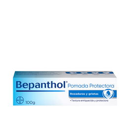 Bepanthol Pomada Protectora, Crema con Pantenol para Piel Seca y Agrietada, Hidratación Intensa, 100 g