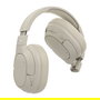 Belkin Auriculares AUD008HQSA Bluetooth Circumaurales Inalámbricos con Cancelación de Ruido Híbrida, 40 mm, USB-C, Blanco