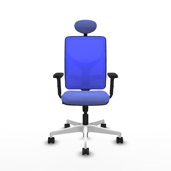 PIQUERAS Y CRESPO Silla de oficina Motilla con mecanismo Sincro Azul