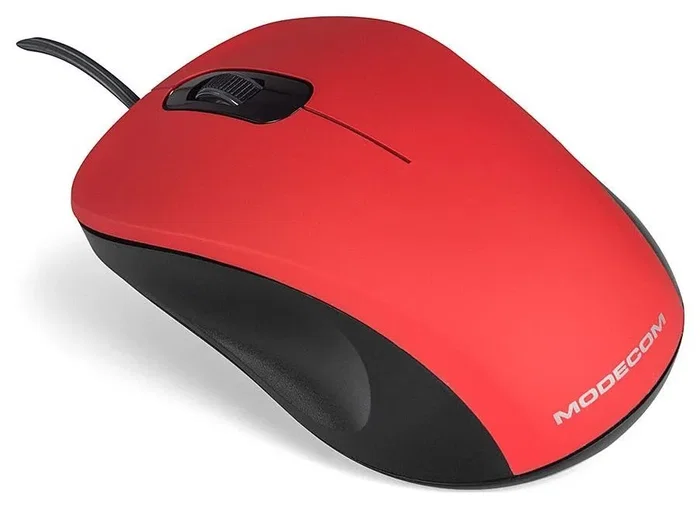 Modecom M10s Silent Roja Ratón Óptico Alámbrico Modecom M10s Silent Roja Ratón Óptico Alámbrico