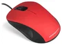 Modecom M10s Silent Roja Ratón Óptico Alámbrico