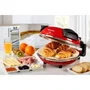 Ariete 909 Mini Horno para Pizza con Piedra Refractaria, Rojo y Negro